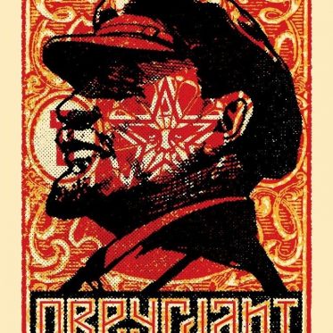 Lenin Stamp by Shepard Fairey