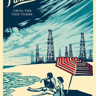 Paradise Turns by Shepard Fairey