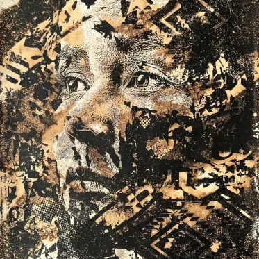 Burst, Hand-finished screen print by VHILS