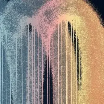 Artwork by the artist Franck Noto, also known as Zest, showcasing his distinctive style of urban abstract painting.